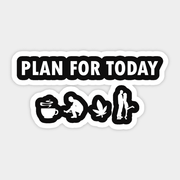 Mechanic plan for today, funny gift, mechanic Sticker by Rubystor